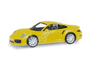 HERPA 028615-003 H0 1:87 Porsche 911 Turbo, racinggelb