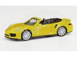 HERPA 028929-002 H0 1:87 Porsche Turbo Cabrio, racingg