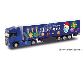 HERPA 313223 H0 1:87 Scania CR 20 HD Koffer-Sattelzug „3. Advent 2020“