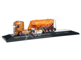 Miniatur-LKW im Modellbahn-Maßstab H0 1:87