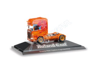 Miniatur-LKW im Modellbahn-Maßstab H0 1:87