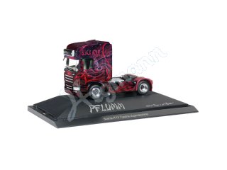 Miniatur-LKW im Modellbahn-Maßstab H0 1:87