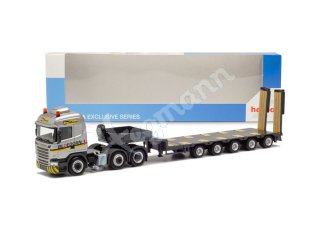 herpa 940816 H0 1:87 Scania R `13 HL 6x2 Semitieflade-Sattelzug 