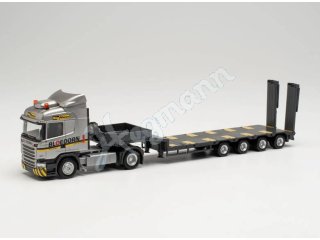 herpa 949590 H0 1:87 Scania R Semitieflade-Sattelzug 