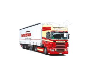 herpa 1:87 H0 Scania R´09 TL GaP-LowL-SZ Interspan-Tschopp