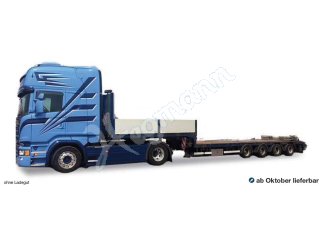 herpa 934916 H0 1:87 Scania R `13 TL Semitieflade-Sattelzug 