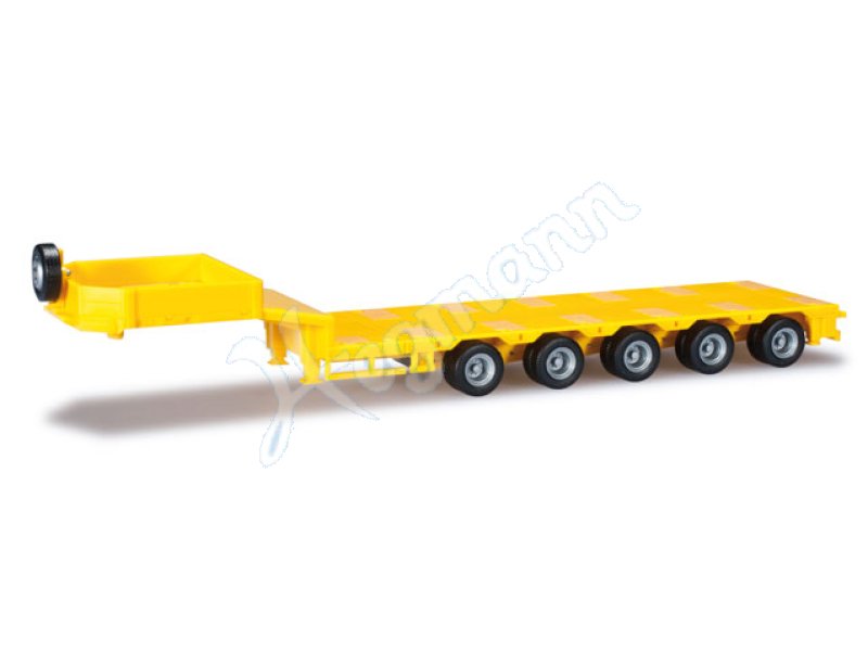 Herpa-goldhofer 5-alineación semitieflader-ultramainblau 1:87 076388-006