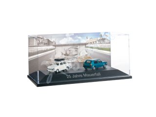 Miniatur-Fahrzeug-Set im Modellbahn-Maßstab H0 1:87