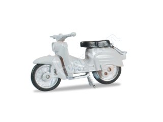 Miniatur-Motorrad im Modellbahn-Maßstab H0 1:87