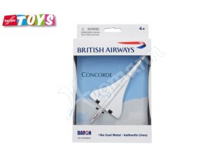 HERPA 86DAR98845 Flugminiatur aus der Spielzeugserie HERPA-TOYS (ohne Maßstab) Single Plane British Concorde