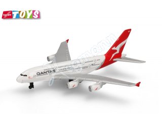 HERPA 86RT-85381 Flugminiatur aus der Spielzeugserie HERPA-TOYS (ohne Maßstab) Single Plane Qantas A380