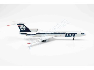 HERPA 572712 Flugmodell 1:200 TU-154M LOT Polish Airlines