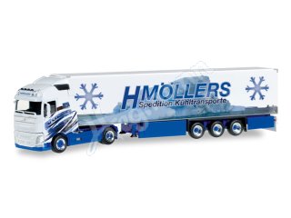 Miniatur-LKW im Modellbahn-Maßstab H0 1:87