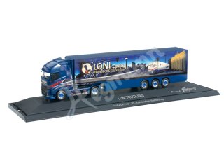 Miniatur-LKW im Modellbahn-Maßstab H0 1:87