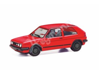 HERPA 430838-004 H0 1:87 VW Golf II Gti, rot met.