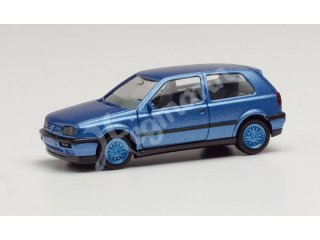 HERPA 034074-002 H0 1:87 VW Golf III VR6, blaumetallic