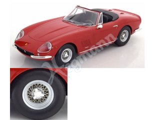 KK scale KKDC180234 Ferrari 275 GTB/4 NART Spyder, 1967, rot mit Speichenfelgen