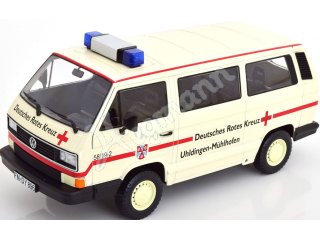 KK Scale 1:18 VW Bus T3 Syncro 1987, Deutsches Rotes Kreuz
