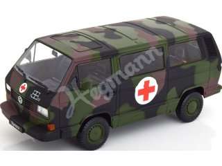 KK Scale 1:18 VW Bus T3 Syncro 1987, SAN-Militärausführung (Bundeswehr) 