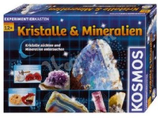 Kristalle züchten und Mineralien untersuchen