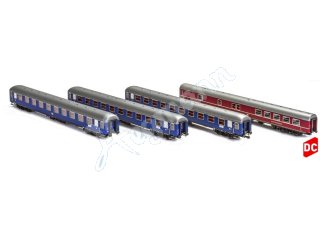 HOBBYTRAIN H43021 H0 1:87 4er Set Personenwagen – DB, Messezug Hannover, Ep.IV