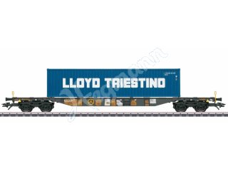 Märklin 47460.LLO H0 1:87 Containertragwagen EINZELN Bauart Sgns, LLOYD TRIESTINO