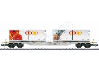 Märklin 47462.A H0 1:87 Containertragwagen EINZELN Coop