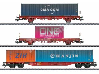 Containerwagen-Set Lgs 580 DB