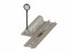 Minitrix Entkupplungsgleis mit Betonschwellen Länge 76,3 mm