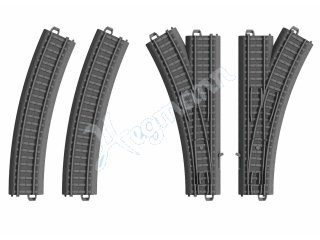 Märklin my world - Kunststoffgleis Weichen-Set