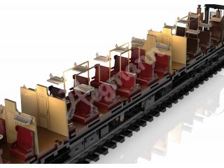 Personenwagen-Set Halberstädter Mitteleinstiegswagen