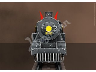 Schlepptender-Dampflokomotive Black Ice