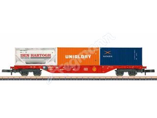 Märklin 82641-08 Spur Z 1:220 EINZEL-Wagen Containertragwagen Sgns