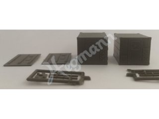 ARSENAL-M miniTank 221400111 2x Kabine I FM (kleine Kabine für 2-Tonner = ex Roco 316)