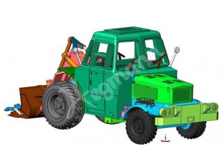 ARSENAL-M / miniTank 111203751 Ahlmann AS60 Arbeitsgerät Räderversion