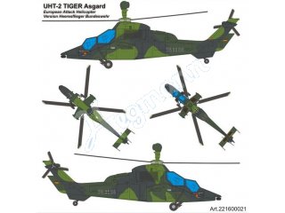 Arsenal-M 221600021 H0 1:87 Airbus Helicopters Tiger ASGARD Bundeswehr ISAF