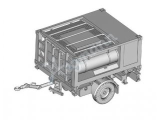 ARSENAL-M miniTank 211300041 Anhänger Schmitz mit Wassertank 2000l