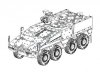 Arsenal-M 211200021 H0 1:87 BOXER A0 Infantriegruppenfahrzeug BW neu - detailliertes Plastikmodell in exakt 1:87 mit Decalsatz