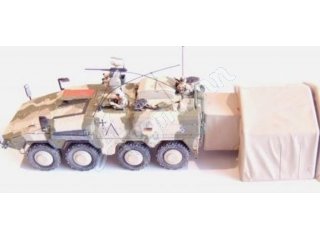 ARSENAL-M miniTank 2PLUS0012 BOXER A1 Führung mit Anbauzelt und 2 Figuren