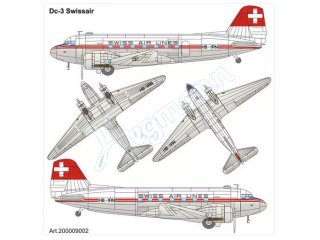 ARSENAL-M miniTank 200009002 Douglas DC-3 SWISSAIR