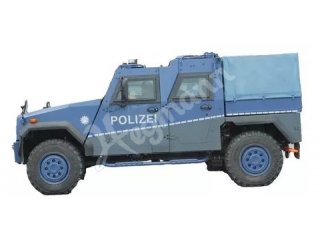 ARSENAL-M miniTank 211200152 EAGLE IV Bundespolizei - neuer Inlandsanstrich - mit neuem Decalsatz (Fotos: Dennis Losch)