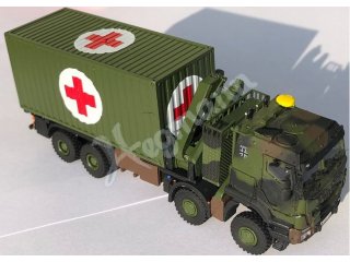 ARSENAL-M miniTank 2GTF15204 IVECO GTF 15t. mit ISO Container Sanitätsmaterial