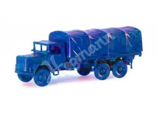 ARSENAL-M miniTank 211200692 Magirus Jupiter LKW 7t. Pritsche/Plane THW blau