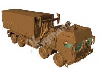 Arsenal-M 211200401 H0 1:87 MAN MULTI 2 A4 FSA mit Flatrack und Plane sowie kleinem Decalsatz