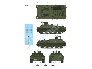 ARSENAL-M miniTank 211100031 Raketenjagdpanzer 2 SS-11 Bundeswehr