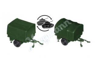 Set 2x Anhänger 1 Achs 1,5to 