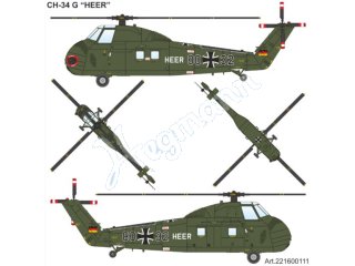 ARSENAL-M miniTank 221600111 Sikorsky CH-34 Heer Bundeswehr
