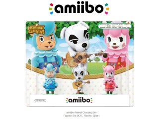 Nintendo Amiibo Animal Crossing Figuren: K.K., Rosina und Björn