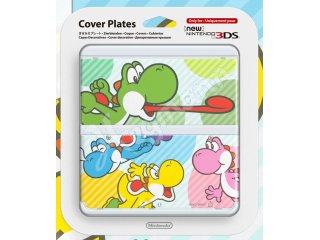 New3DS Cover 028 Bunte Yoshis Nintendo New3DS austauschbare  