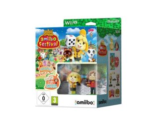 WiiU Animal Crossing: amiibo Festival + 2 amiibo-Figuren + 3 amiib